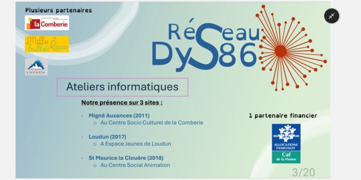 Les ateliers informatiques pour les jeunes en difficultés d’apprentissages , trouble « DYS », …